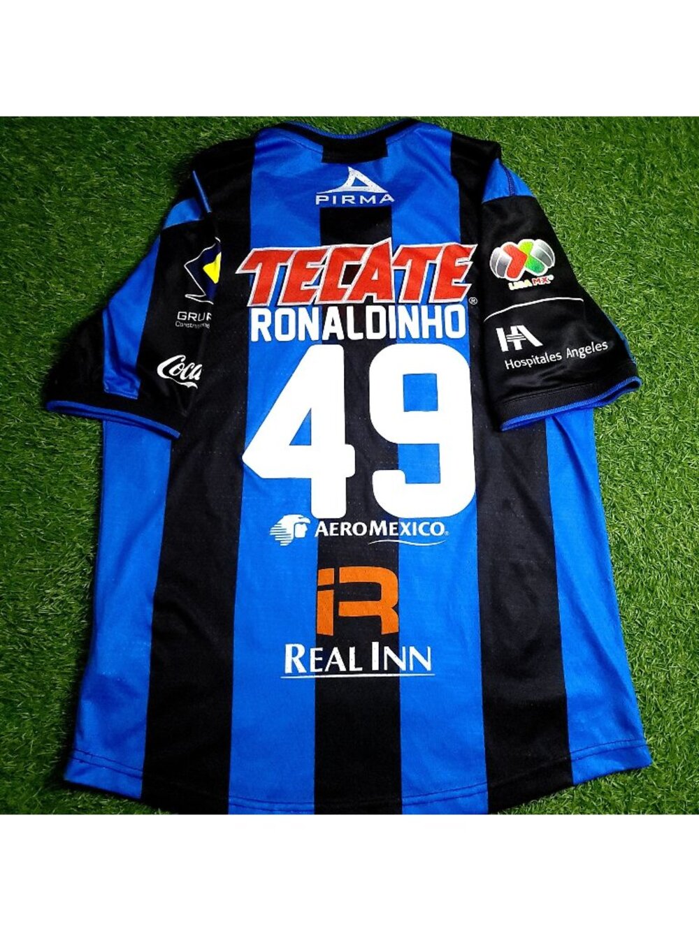 Ronaldinho Queretaro Pirma PLAYER ISSUE 2014 2015 Soccer Jersey L